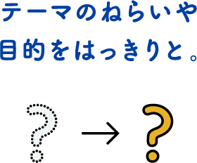 今まで学習したことからテーマを見つけてみよう。